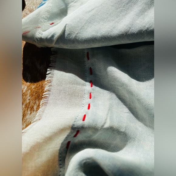 TILO Scarves Square Scarf. NEW. Detailed top stitching and ultra soft. - Picture 8 of 14